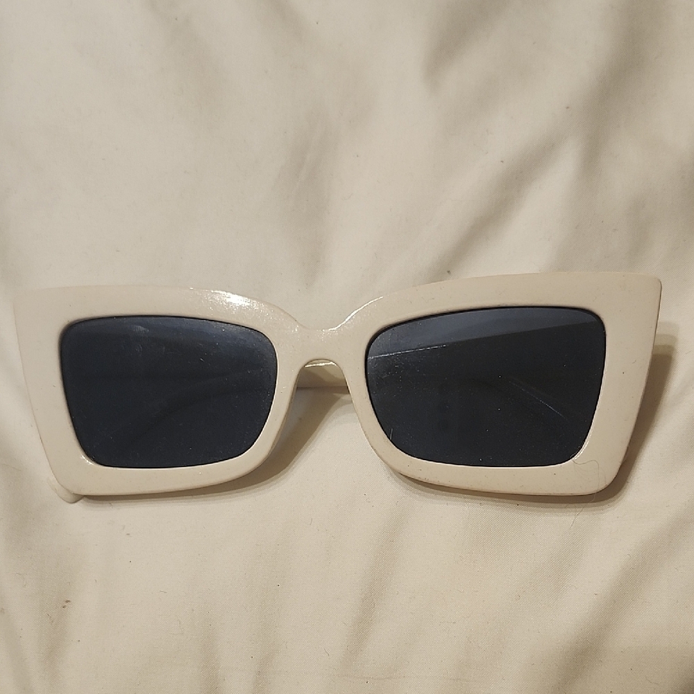 Chic White Sunglasses